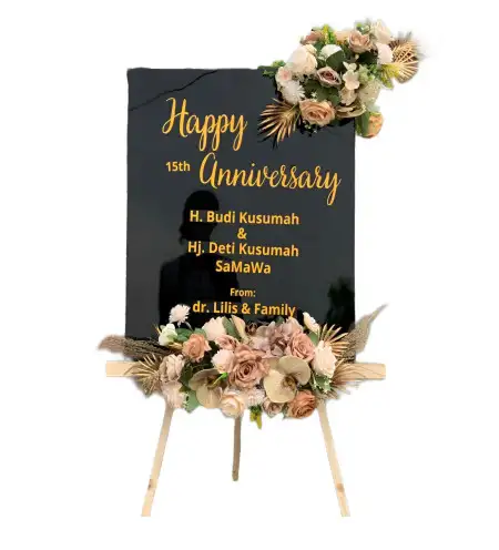 Papan Bunga Akrilik Remboken