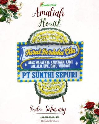 Papan Bunga Duka di Remboken