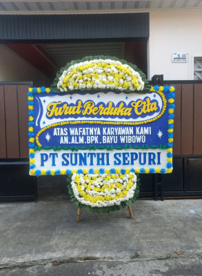 Papan Bunga Duka di Remboken